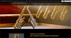 Desktop Screenshot of legendary-saxophones.com